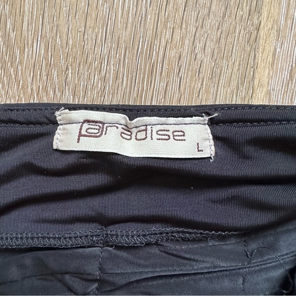 Paradise Black Strapless Bodycon Tube Dress - Size Large - Picture 12 of 15